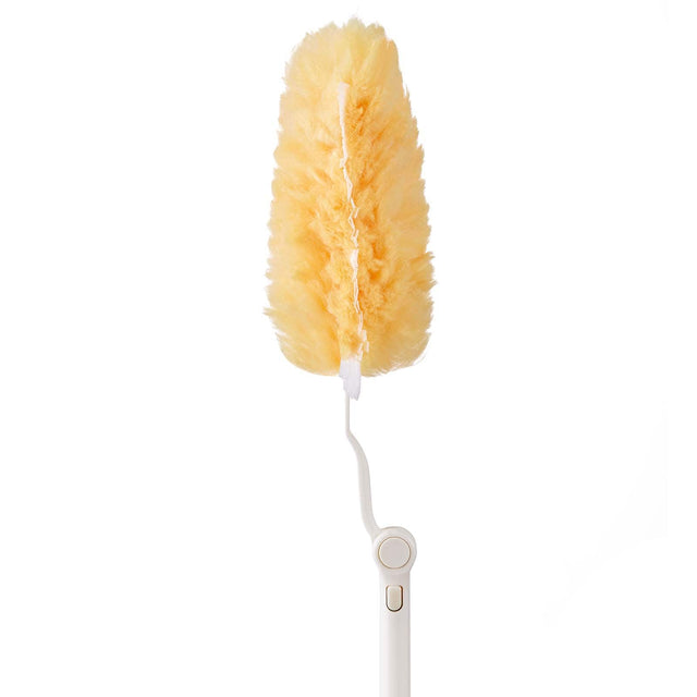 Front. VEVOR - Duster Refills, Heavy Duty Dusters for Cleaning, 3 ft Extendable Handle with 10 Refills - White.