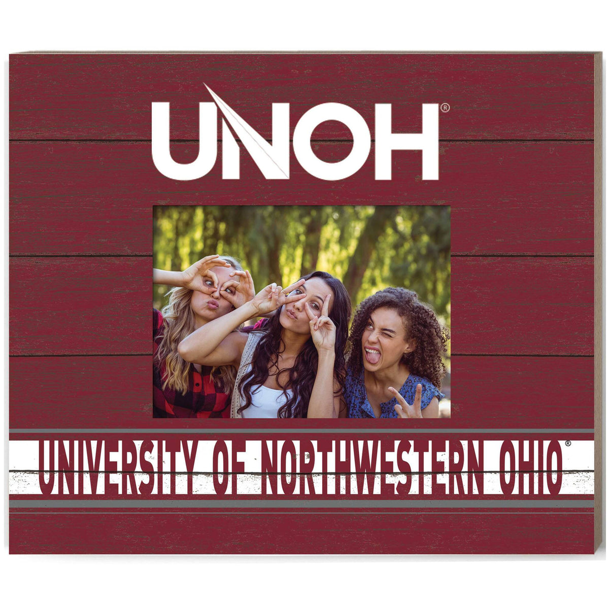Jardine - Northwestern Ohio Racers 11'' x 13'' Team Spirit Scholastic Picture Frame - Maroon