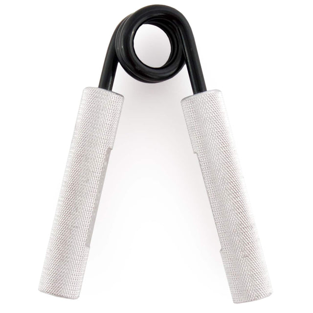 Front. ProsourceFit - ProsourceFit Hand Grip and Wrist Strengthener, 200 lbs - Silver/Back.
