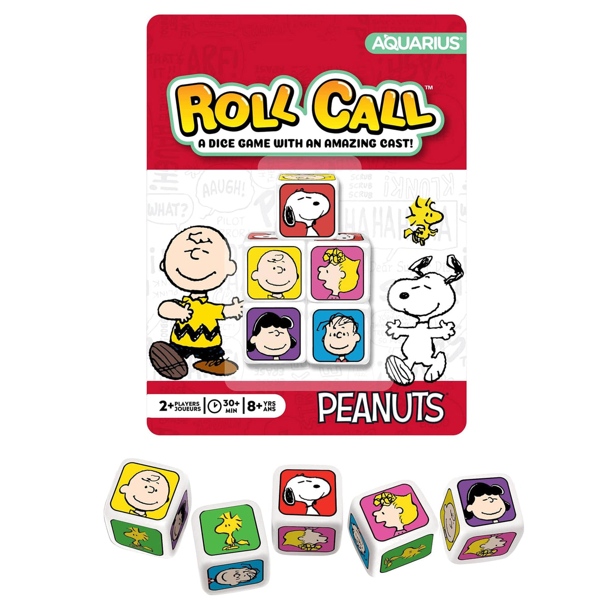 NMR Distribution - Peanuts Roll Call Dice Game - Multi-Colored