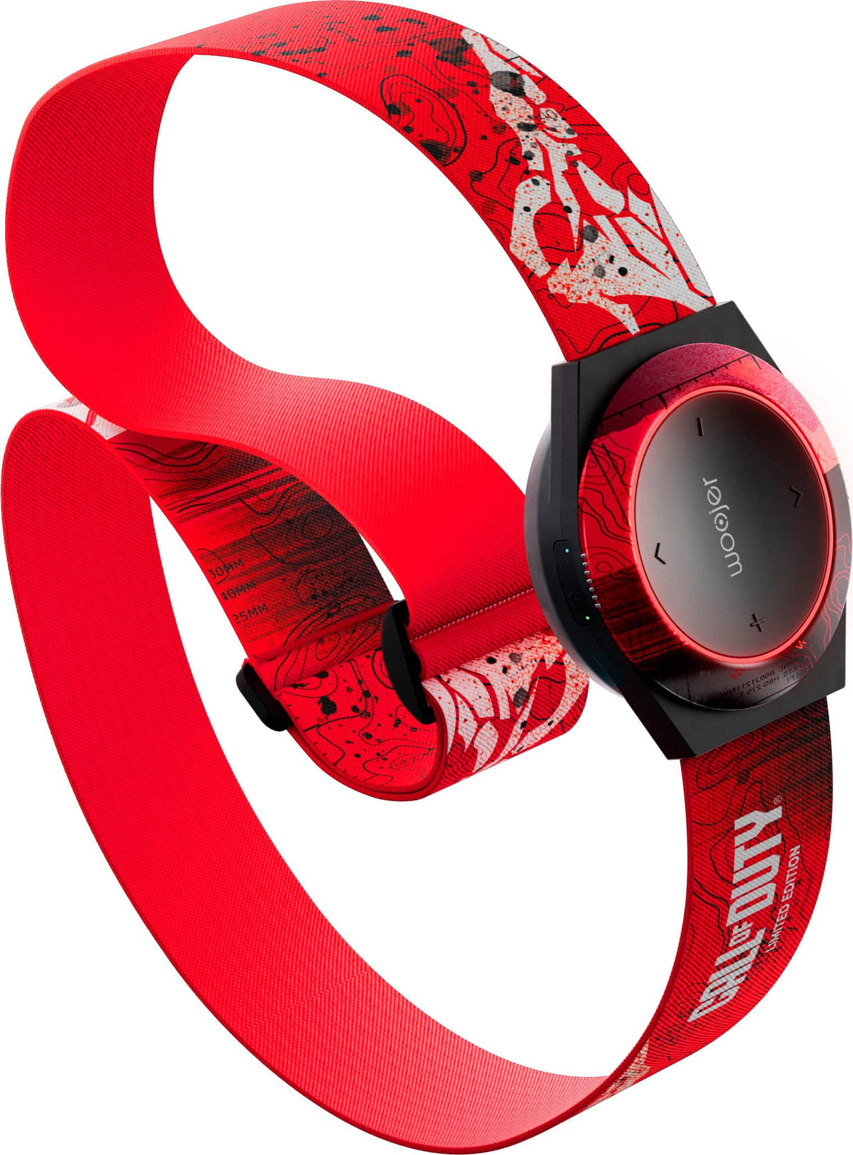Woojer - Call of Duty (COD) - Limited Numbered Collector's Edition, Haptic Body Strap 3 - Feel Games, Music, Movies, and VR - Red