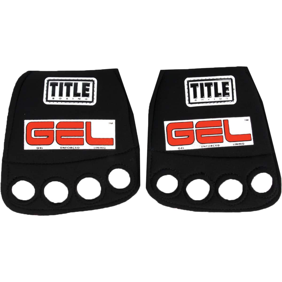 TITLE Boxing - Gel Iron Custom Form Fit Neoprene Fist Guards - Black