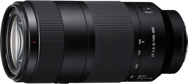 Sony - FE 100-400mm F5.6-8 OSS Telephoto Zoom Lens - Black