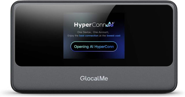 HyperConn  
One Device. One Account.  
Enjoy the best connection at the lowest cost  

Opening AI HyperConn  

GlocalMe