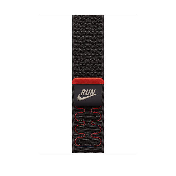 Apple - 46mm Nike Sport Loop - Midnight Black