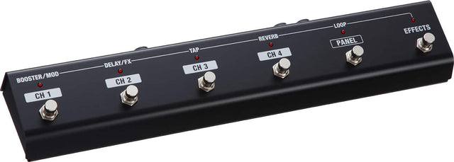 BOOSTER/MOD CH 1  
DELAY/FX CH 2  
TAP CH 3  
REVERB CH 4  
LOOP PANEL EFFECTS