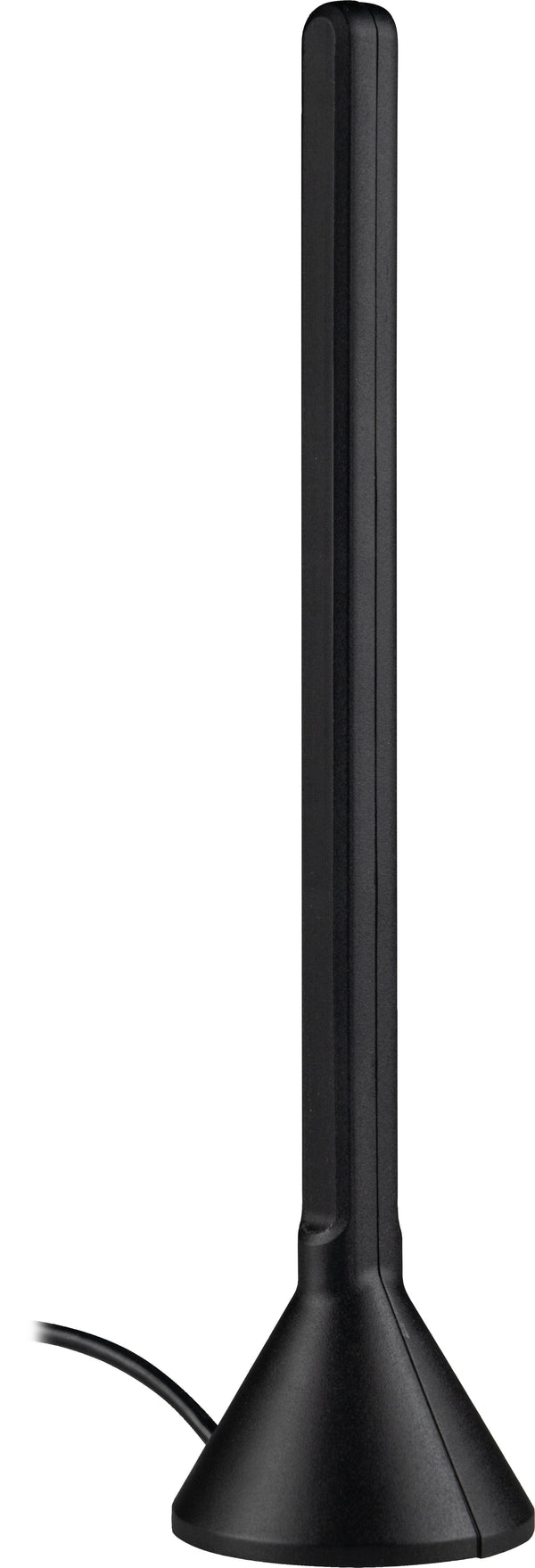 Philips - Smart TV Indoor Antenna with Strong Magnetic Base, 360° Long Range Reception for Local Channels, 4K/8K Ultra HD-ready - Black