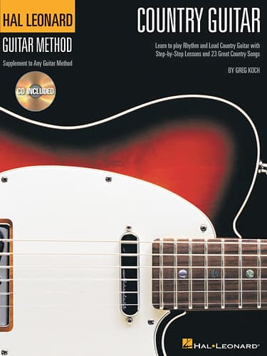 Front. Hal Leonard - Country Guitar Method Instructional Book and CD - Multi.