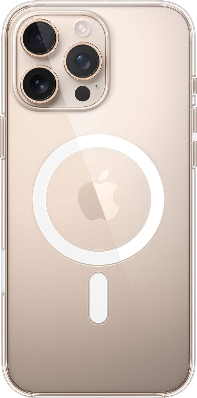 Front. Apple - iPhone 16 Pro Max Case with MagSafe - Clear.