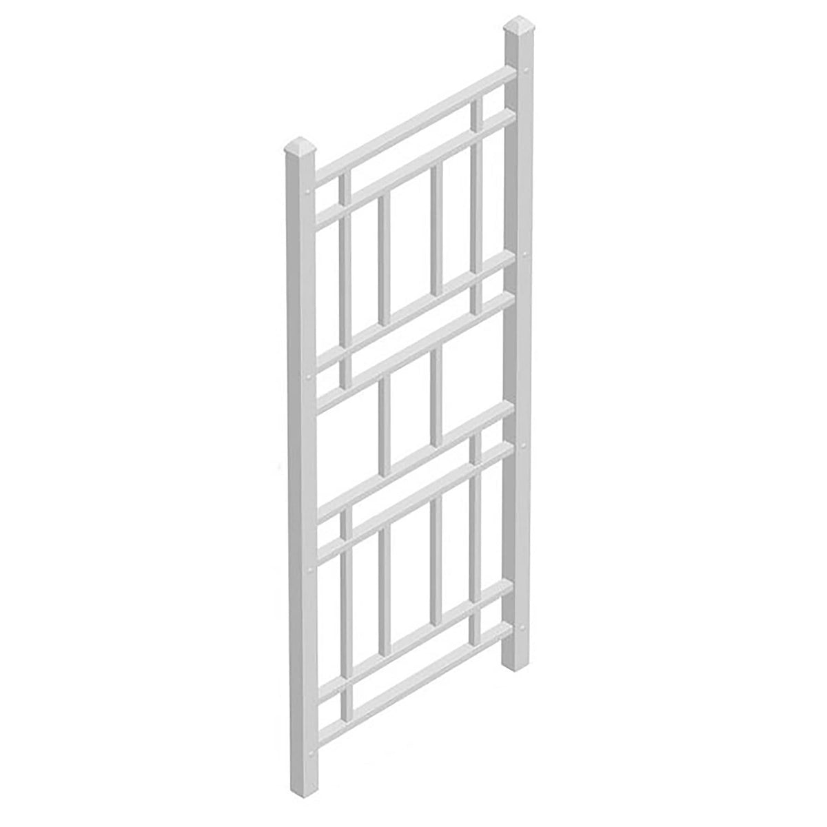 Dura-Trel - Wellington 28 x 75 Inch PVC Vinyl Outdoor Garden Patio Trellis - White