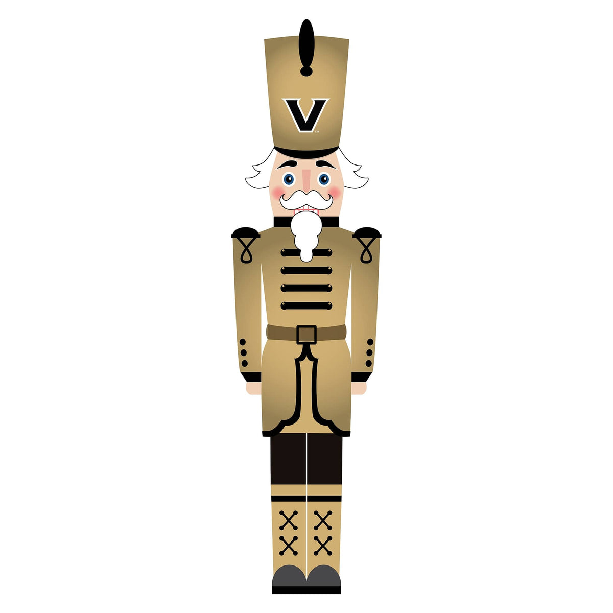 Fan Creations - Vanderbilt Commodores 46" Nutcracker Leaner - Multicolor