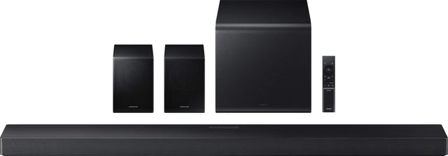Front. Samsung - Q-Series HW-QS750F 5.1.2 Ch Soundbar with Subwoofer and Rear Speakers - Titan Black.