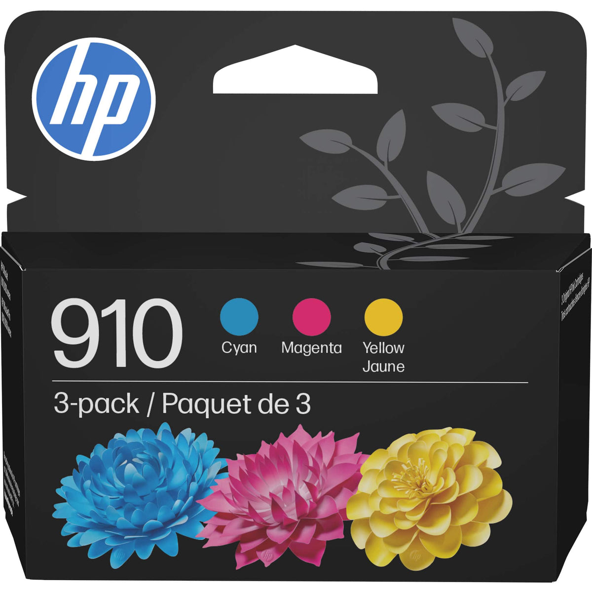 HP - 910 3-Pack Standard Capacity Ink Cartridges - Cyan/Magenta/Yellow
