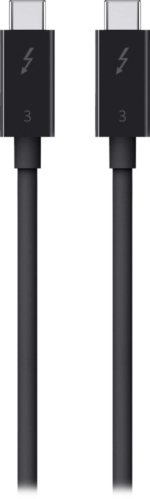 Front. Belkin - 2.6' Thunderbolt Cable - Black.