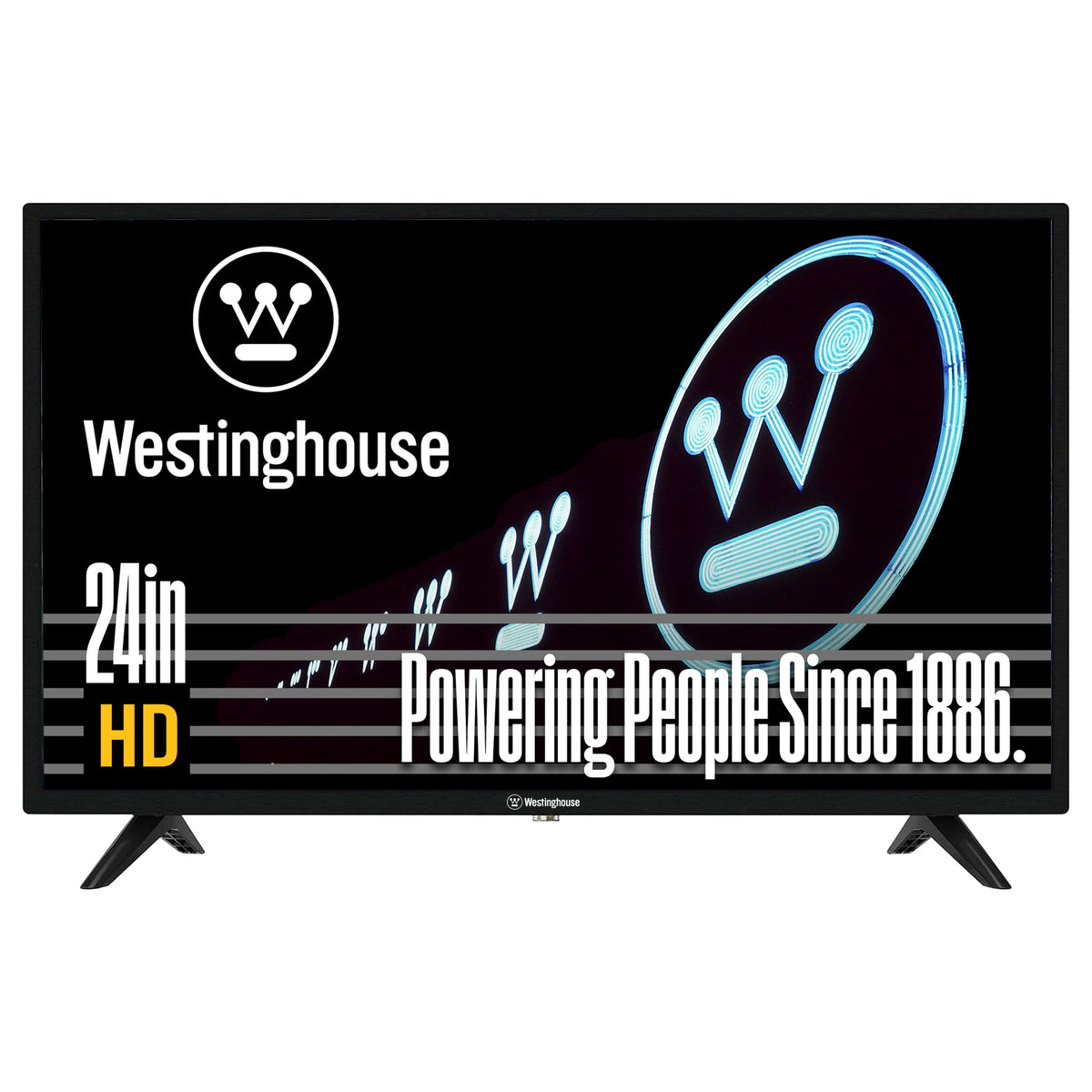 Westinghouse - 24-inch 720p HD LED Non-Smart TV, HDMI, VGA, Compatible with Fire Stick, Roku, Apple TV