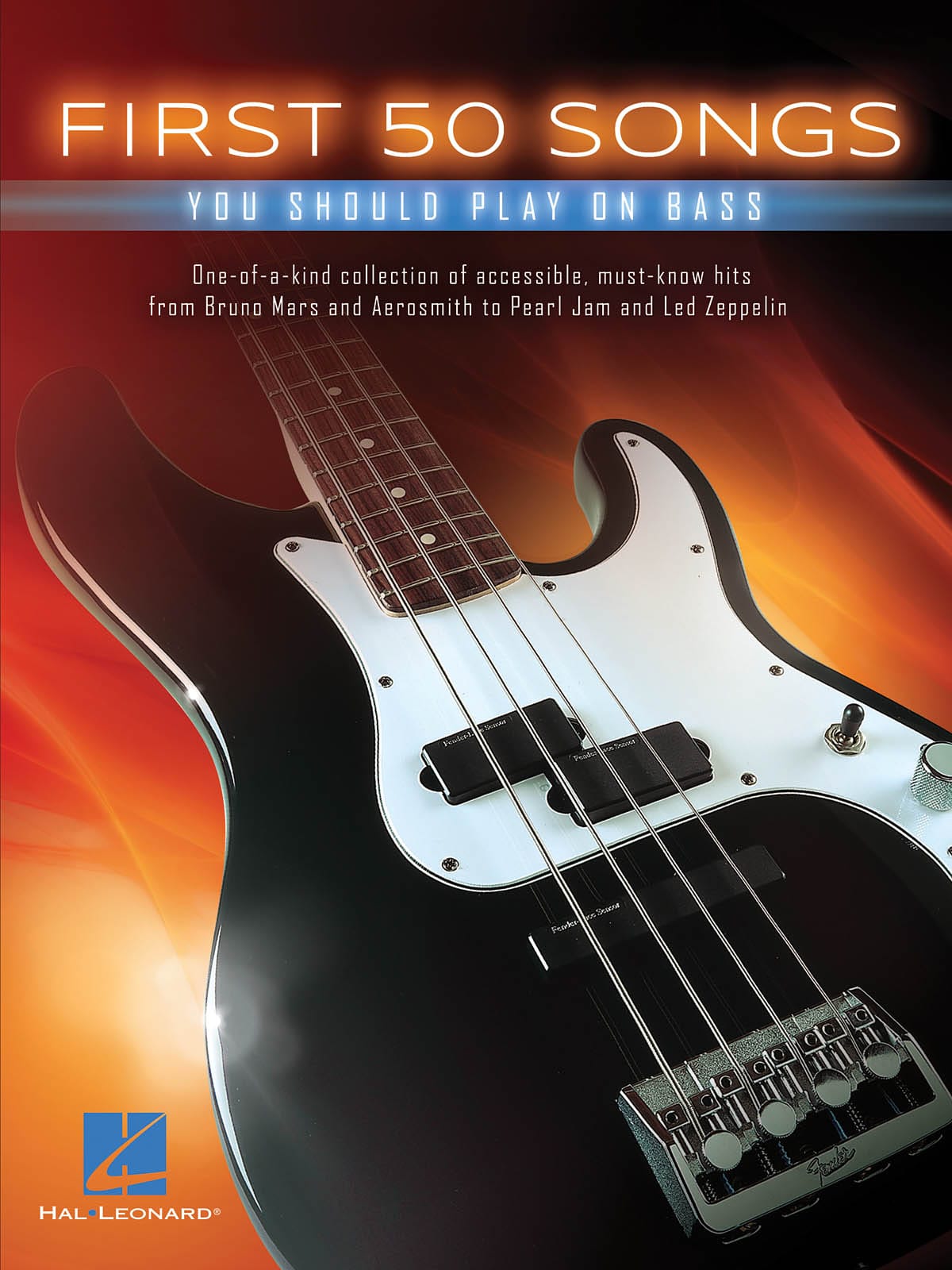 Hal Leonard - First 50 Songs You Should Play on Bass – Bass Softcover with TAB Featuring 50 Popular Songs for Bass Players