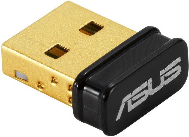 Front. ASUS - USB-BT600 Bluetooth 6.0 Adapter - Black.