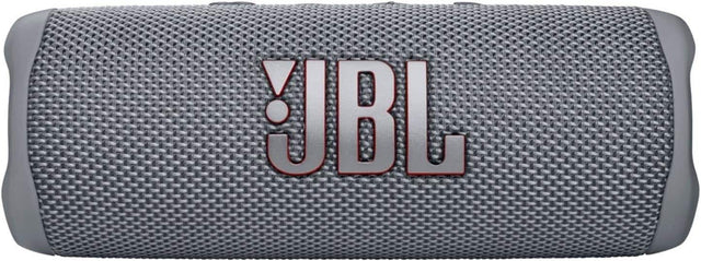 Front. JBL - JBL FLIP 6 Portable Wireless Bluetooth Speaker Waterproof - Gray - Gray.