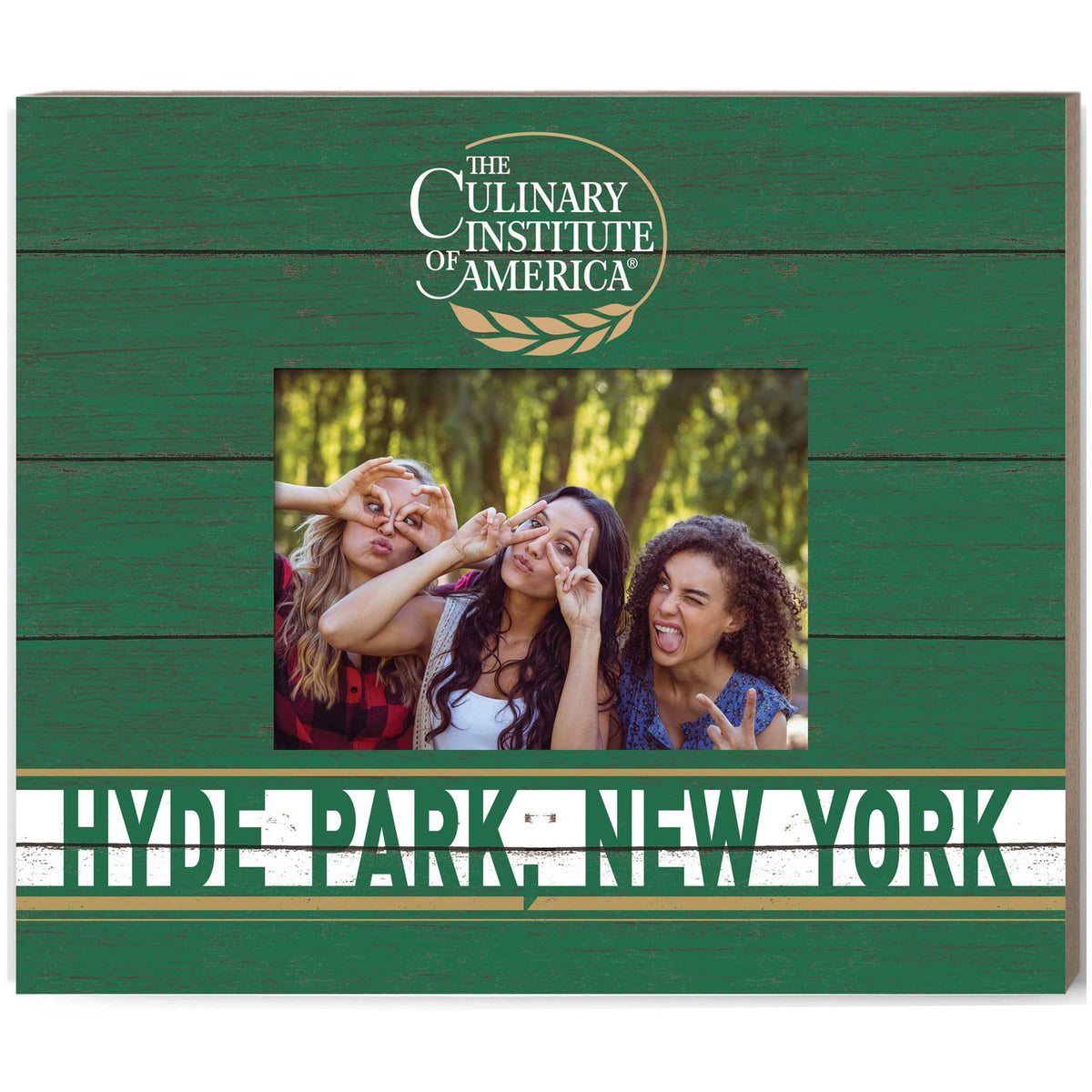 Jardine - Culinary Institute of America Steels 11" x 13" Team Spirit Scholastic Picture Frame - Green