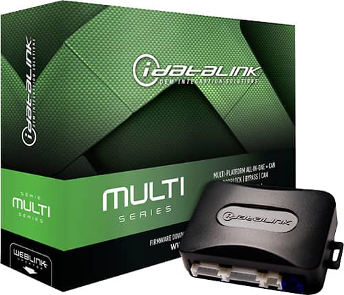 Front. iDatalink - Data Bypass Module for Most Remote Start/Security System Controllers - Black.