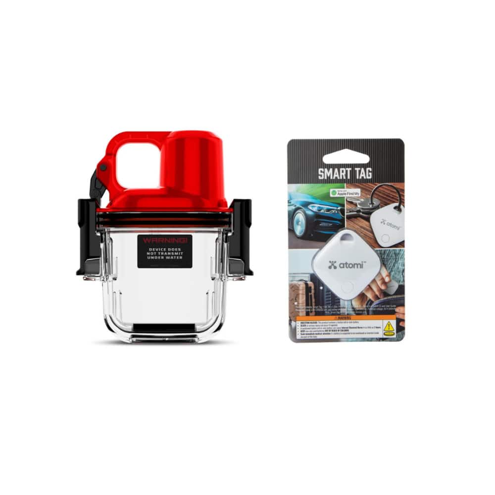 Garmin - inReach Mini 3 Dive Case Bundle with Tag Tracker for Apple Devices Only