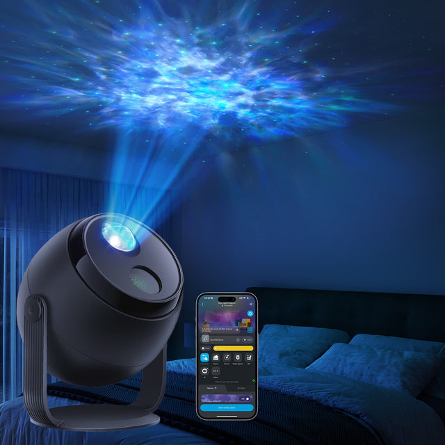 Front. Govee - Govee Star Light Projector, Ocean Wave LED Night Light, Works with Matter & Alexa.