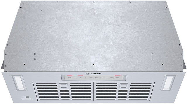 Front. Bosch - 300 Series 30" Externally Vented Cabinet Depth Custom Insert Range Hood with WiFi and 300 CFM Blower - Stainless Steel.